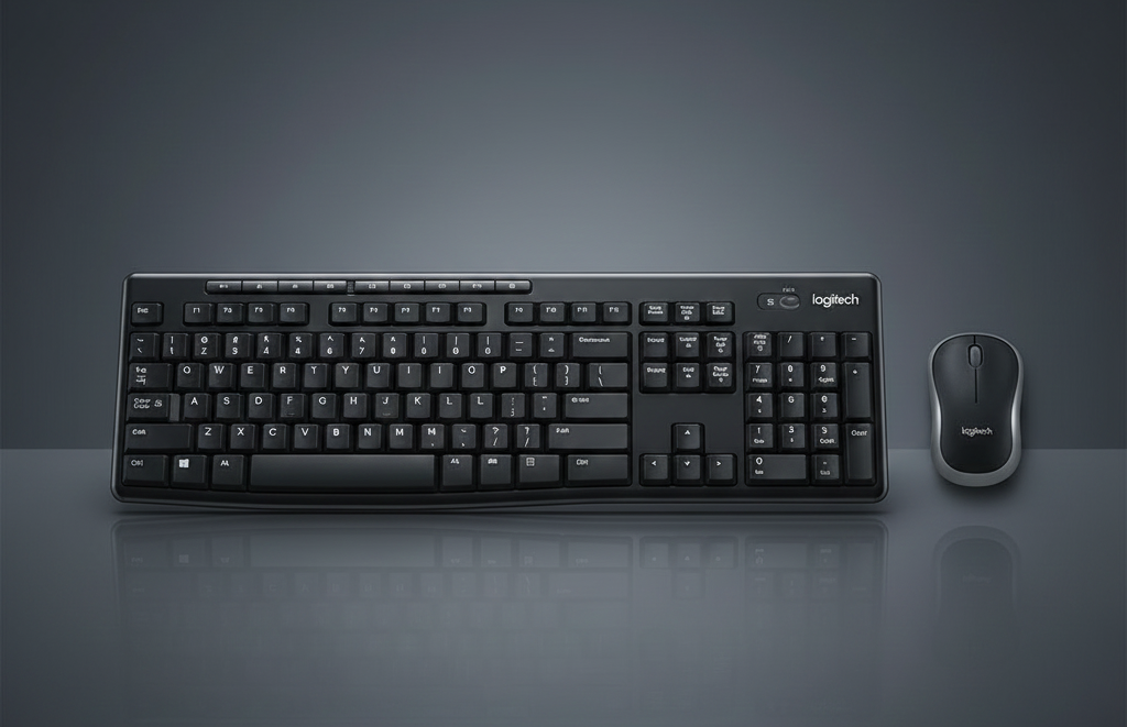 Logitech MK270R Black Wireless Keyboard & Mouse Combo